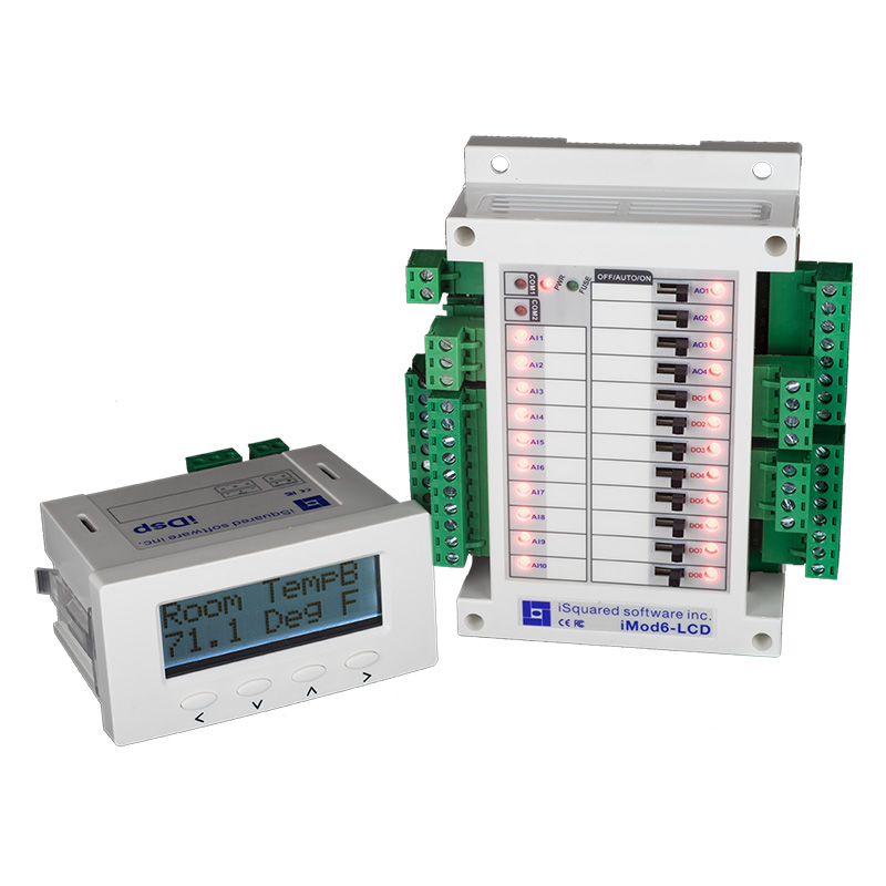 programmable DIN-Rail Modbus controller with display